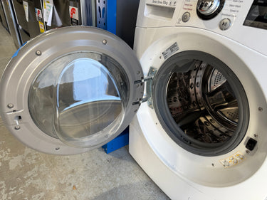 Second hand LG WD1410SBW 10kg front load washing machine - Second Hand Appliances Geebung